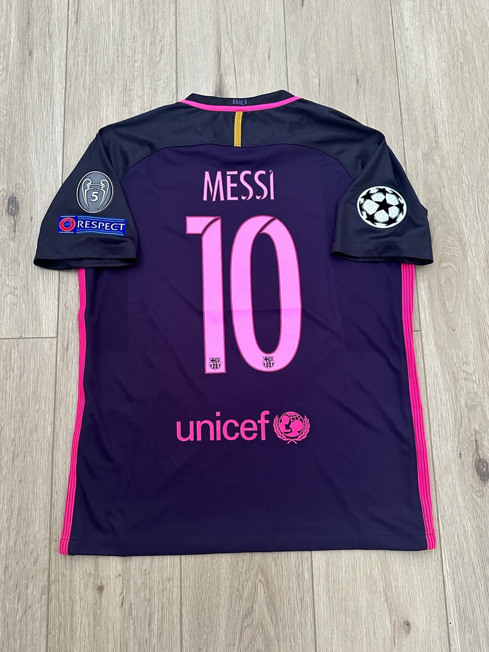 Barcelona Messi 2016/17 Purple Soccer Jersey Men